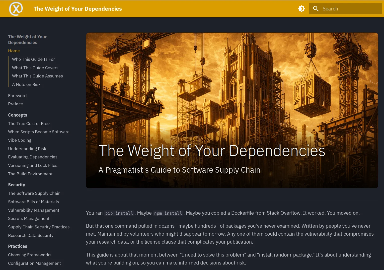 The Weight of Your Dependencies screenshot